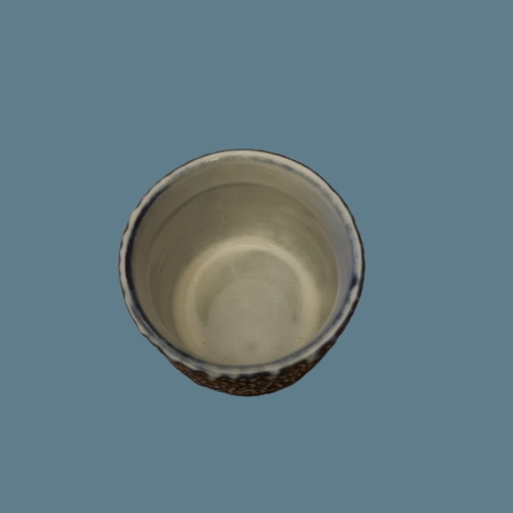 NWOT Set Of 6 Domaine Embossed Artisan Double Walled Tea Mugs - Picture 4 of 4